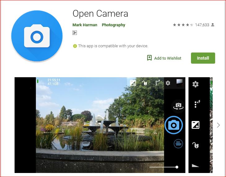 Top 5 camera apps for Smartphones: 5