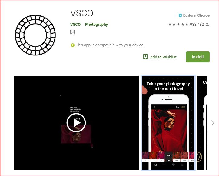 Top 5 camera apps for Smartphones: 6