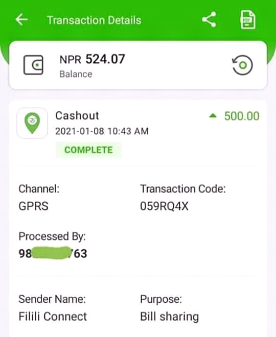 How to earn rs 20 per refer from Fillili App? 3