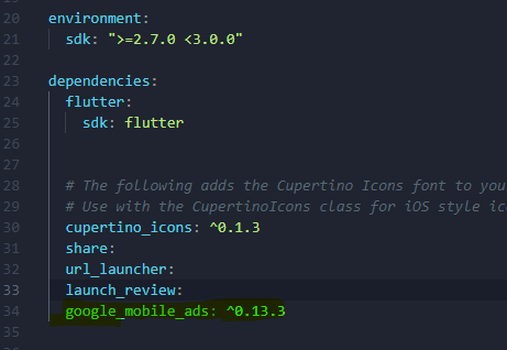 How to show Admob ads in your flutter app using google mobile ads sdk? 2