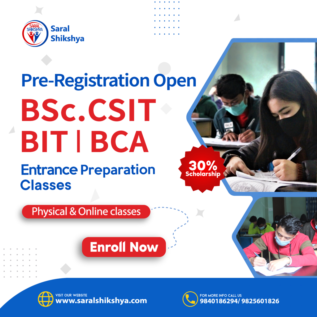 Best book for B.Sc.CSIT Entrance Preparation 2078 2