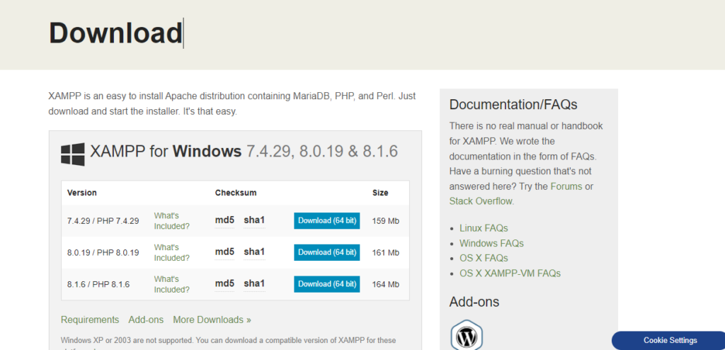 How to install wordpress on localhost using Xampp? 1