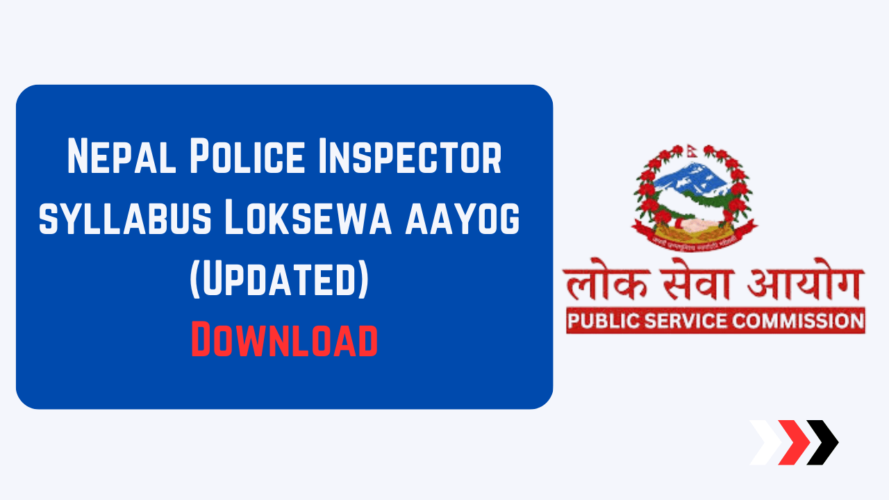 inspector syllabus download