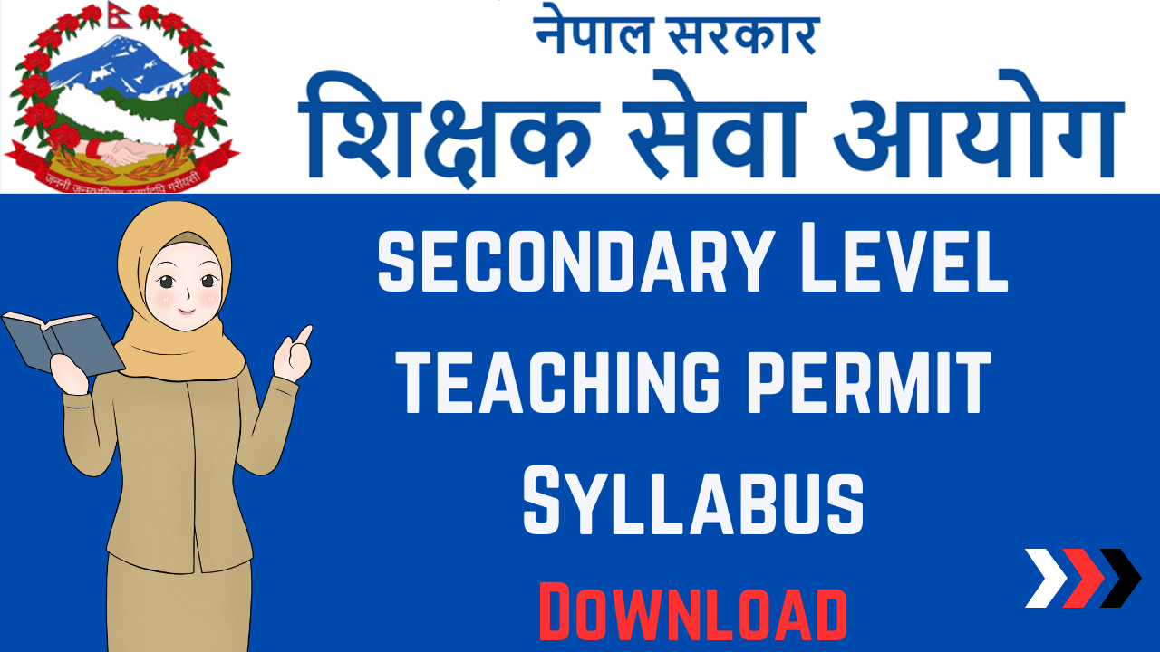 secondary level teaching permit syllabus